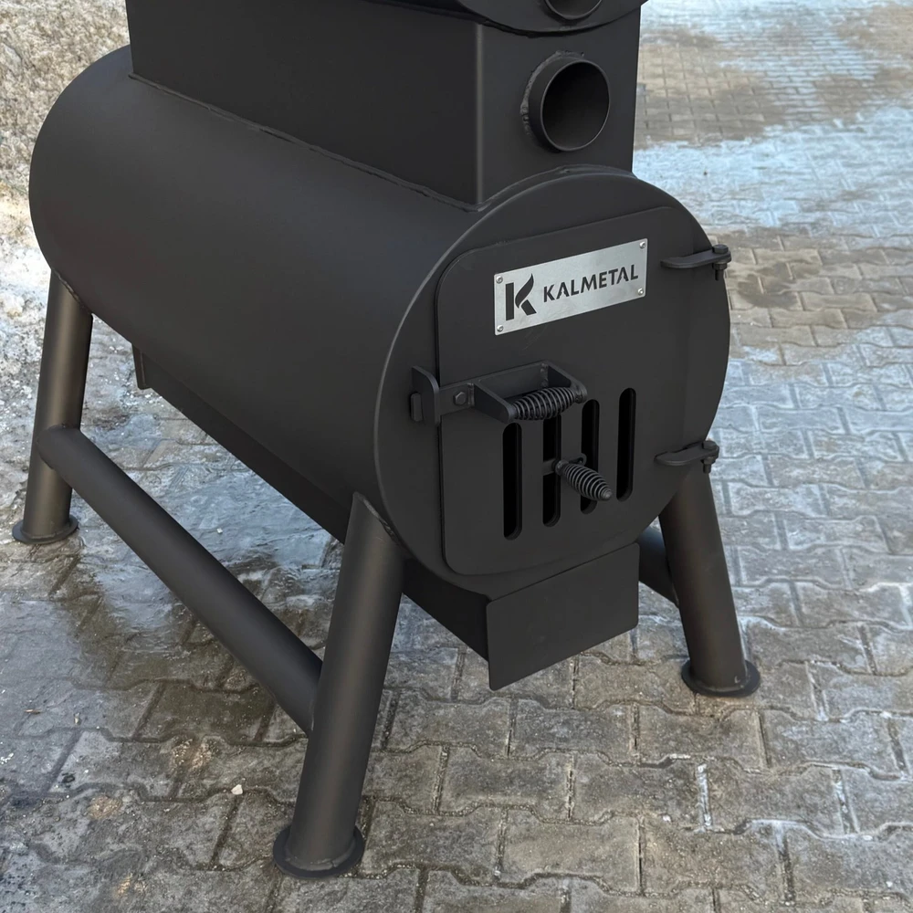 Kalmetal „MINIGUN“ - kieto kuro šildymo krosnis iki 800 m² plotui