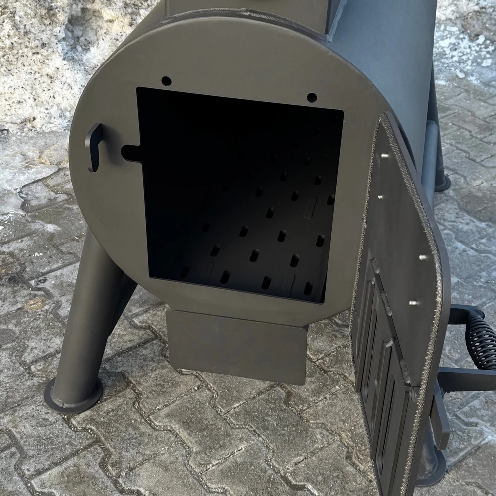 Kalmetal „MINIGUN“ - kieto kuro šildymo krosnis iki 800 m² plotui