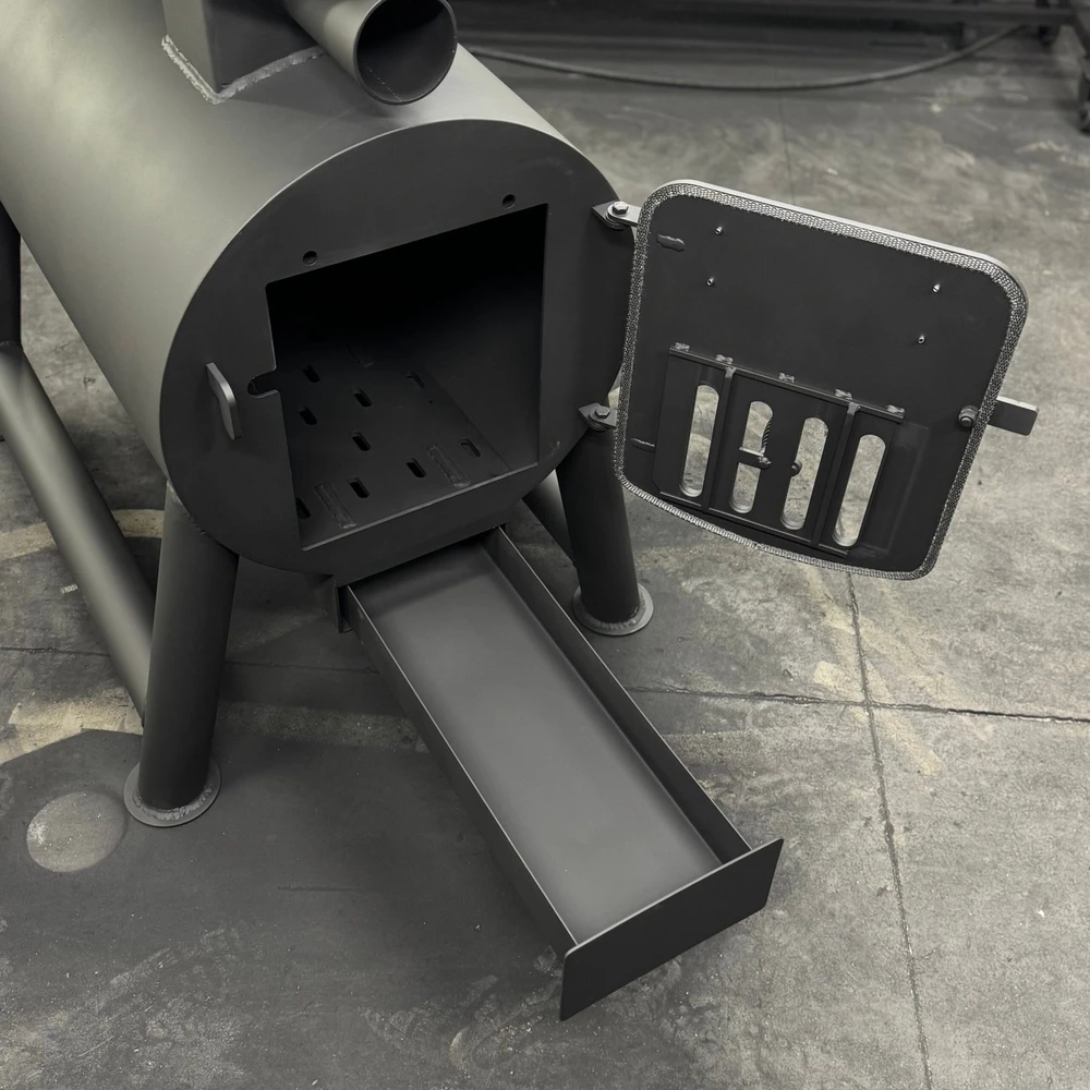 Kalmetal „MINIGUN“ - kieto kuro šildymo krosnis iki 800 m² plotui