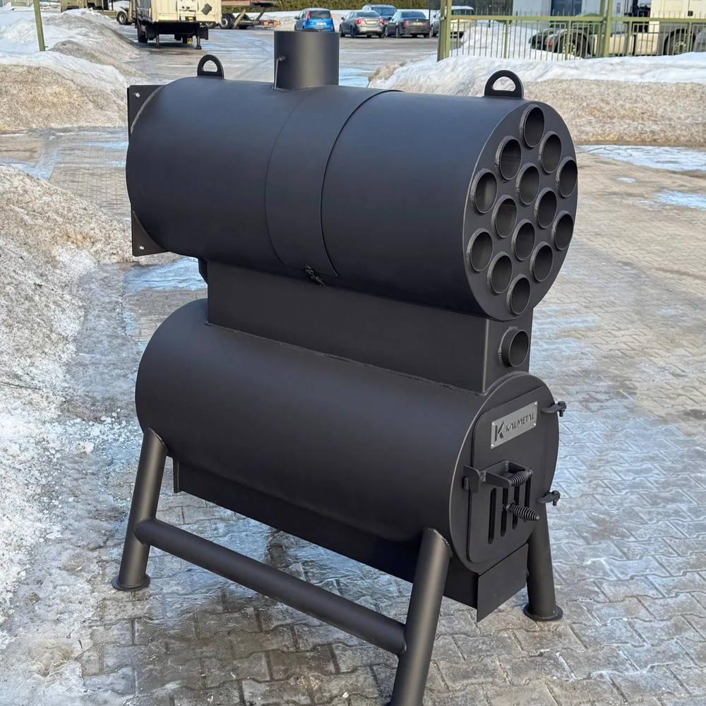 Kalmetal „MINIGUN“ - kieto kuro šildymo krosnis iki 800 m² plotui