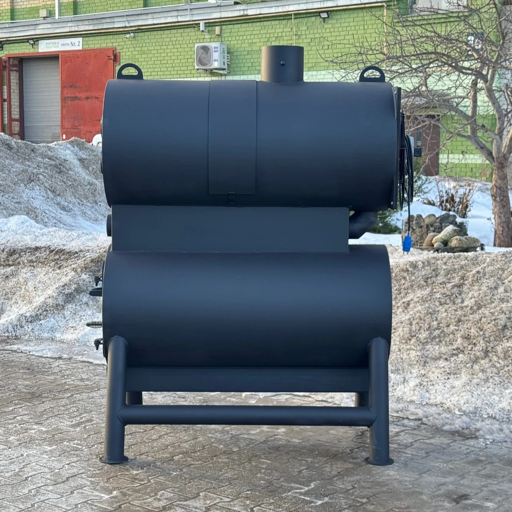 Kalmetal „MINIGUN“ - kieto kuro šildymo krosnis iki 800 m² plotui