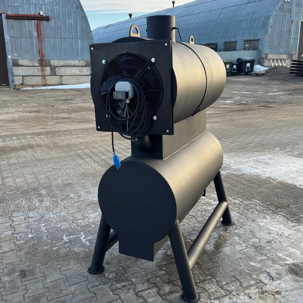 Kalmetal „MINIGUN“ - kieto kuro šildymo krosnis iki 800 m² plotui