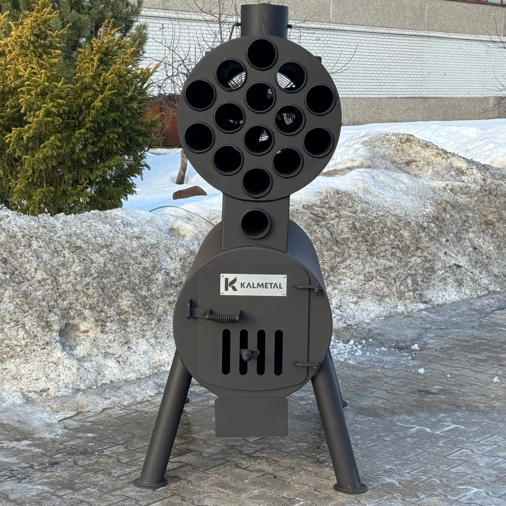 Kalmetal „MINIGUN“ - kieto kuro šildymo krosnis iki 800 m² plotui