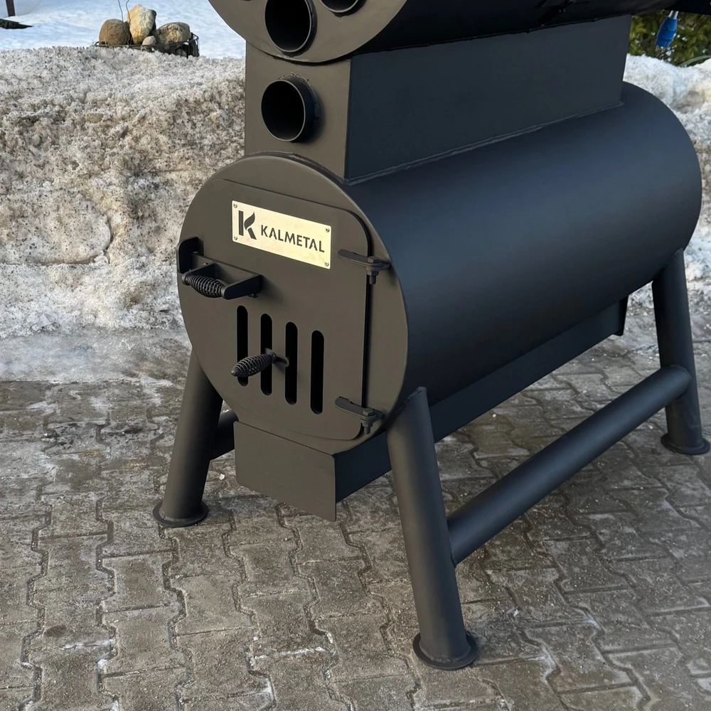 Kalmetal „MINIGUN“ - kieto kuro šildymo krosnis iki 800 m² plotui
