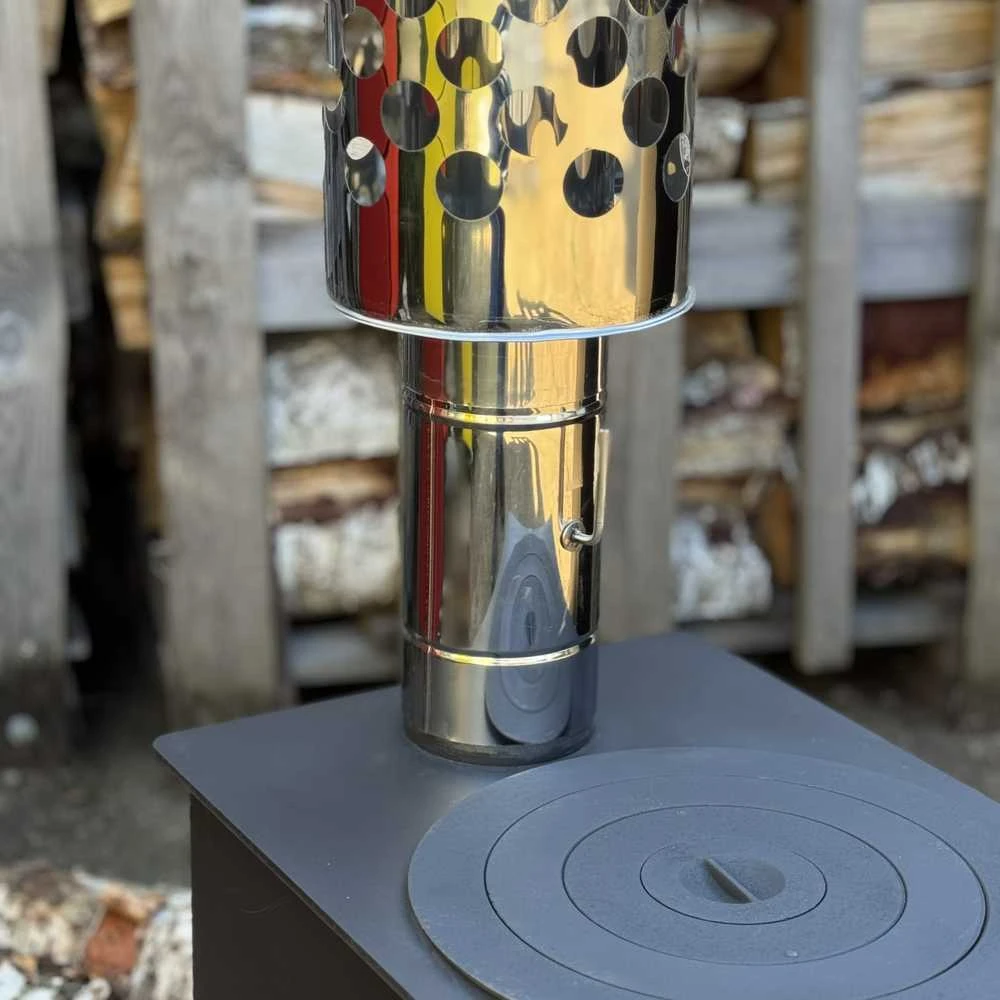 Kamino dalis su vidine sklende "Buržuikai" Kalmetal