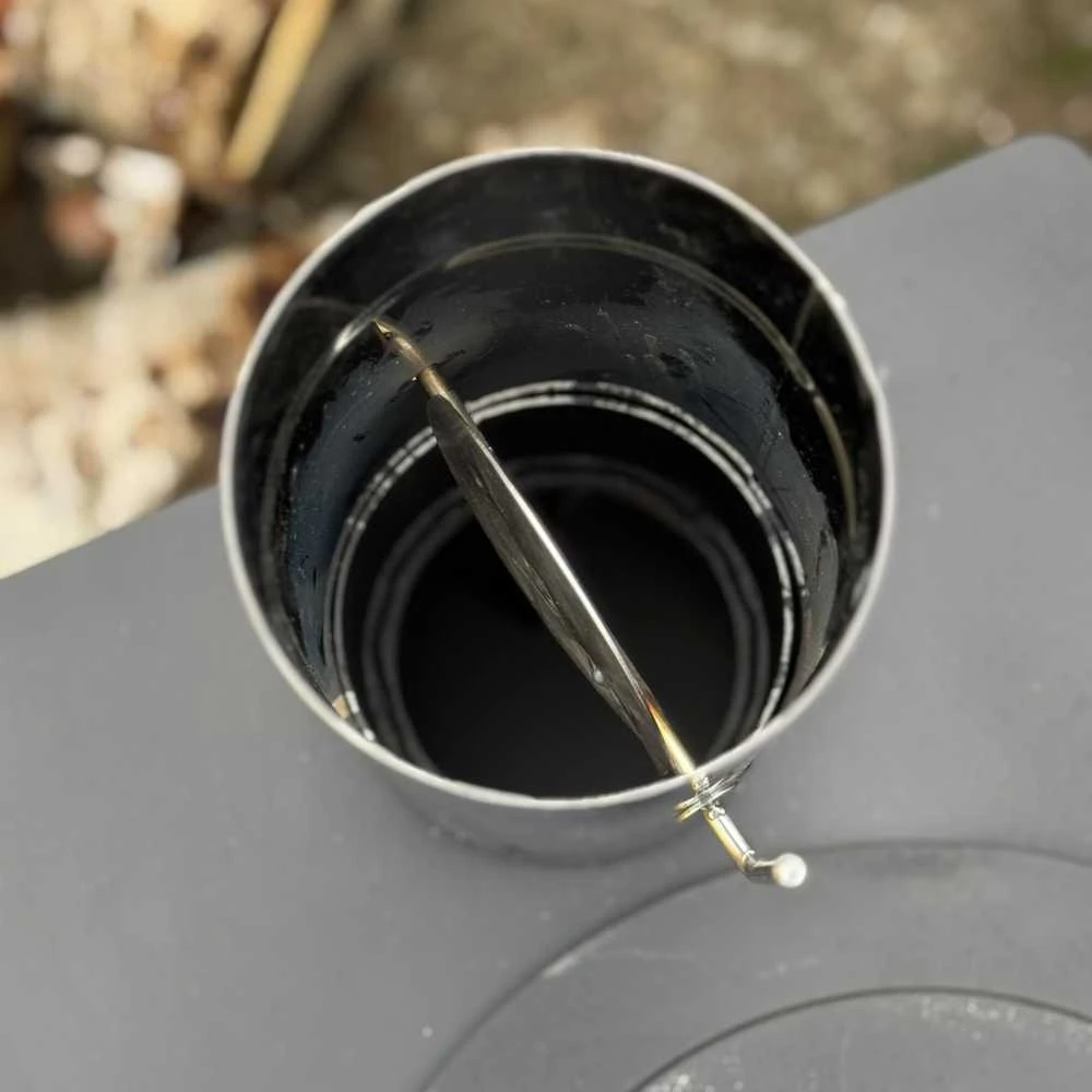 Kamino dalis su vidine sklende "Buržuikai" Kalmetal