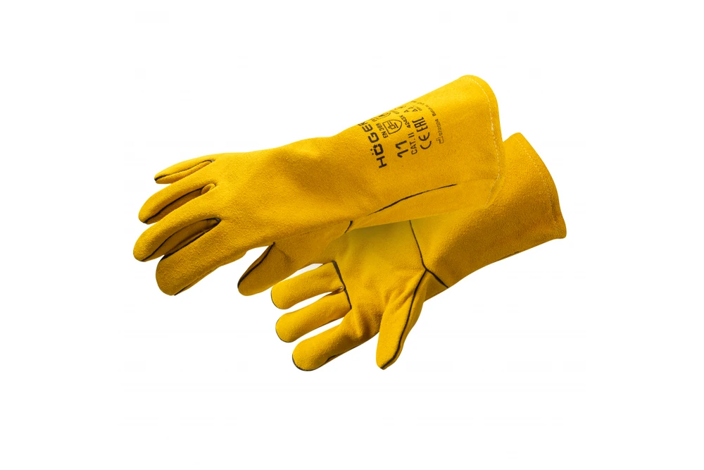 Hogert KANDEL MIG MAG leather welding pirštinės yellow 9