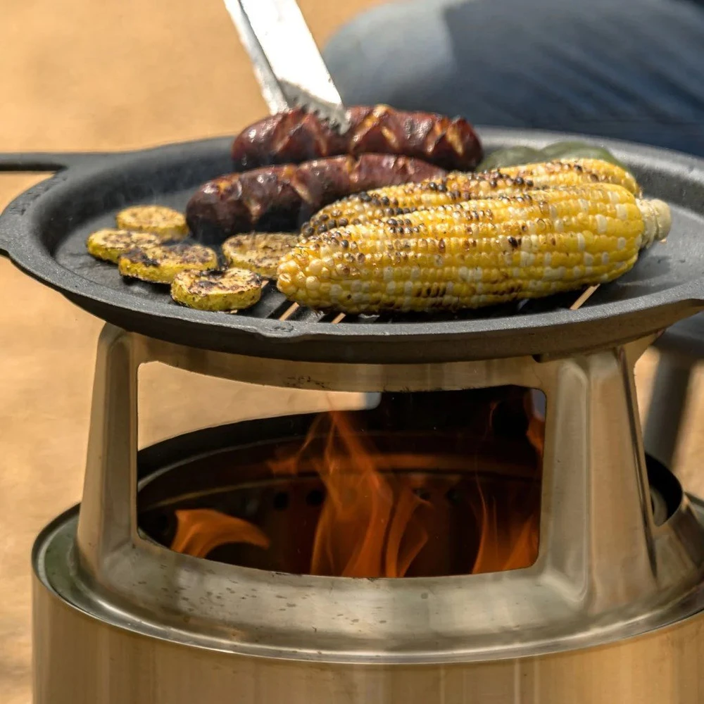 Ketaus grilio grotelės Solo Stove L, tinka Bonfire, Yukon, Canyon ugniakurams