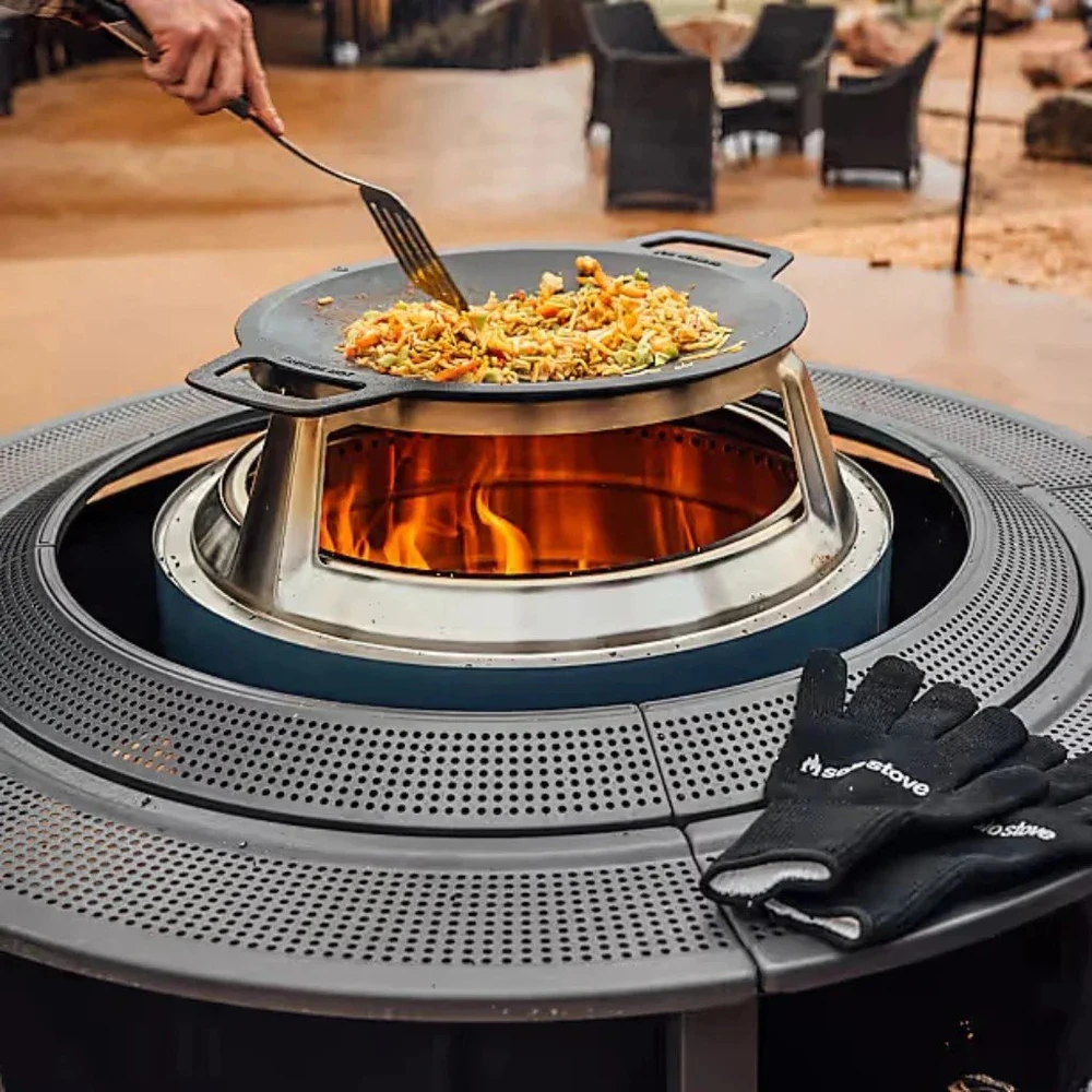 Ketaus Wok kepimo indas Solo Stove L, skirtas Bonfire, Yukon, Canyon