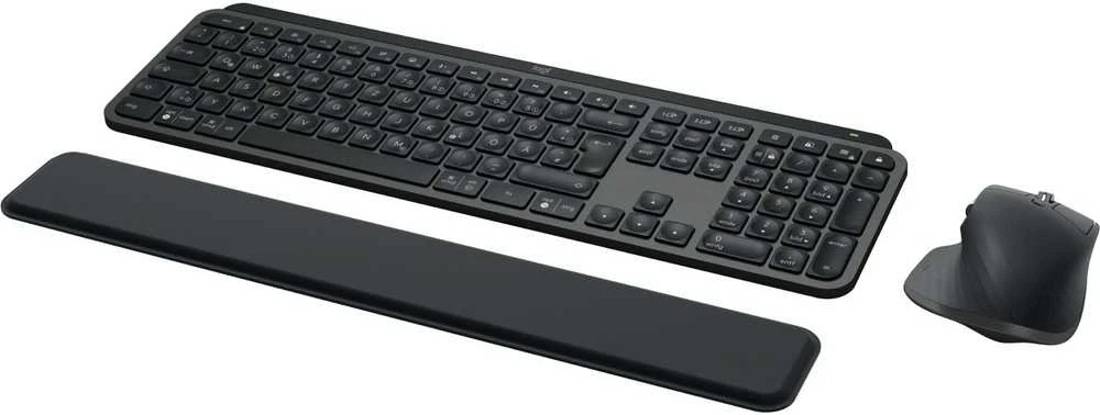 Klaviatūra Logitech MX Keys S Combo klaviatūrų rinkinys juodas QWERTZ (Pažeista pakuotė)