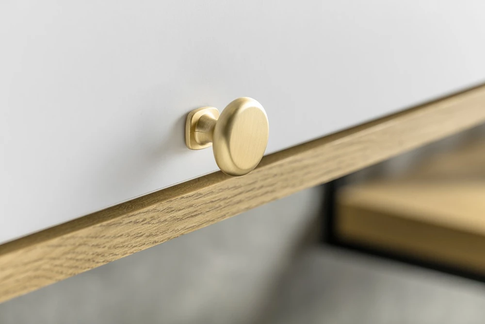 KNOB LORENA brushed auksinis