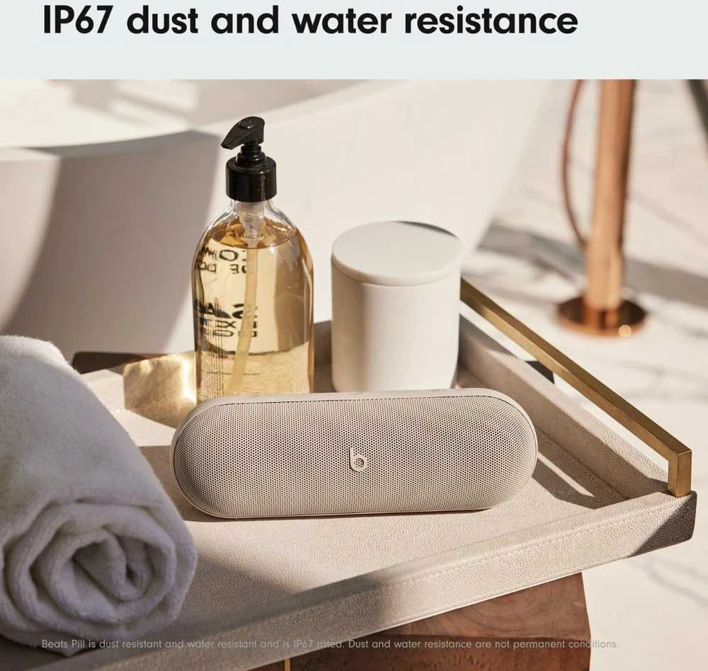 Kompiuterio kolonėlės Kolonėlė Beats PILL šviesiai pilka MAX24ZM/A