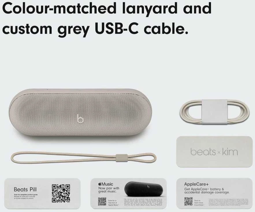 Kompiuterio kolonėlės Kolonėlė Beats PILL šviesiai pilka MAX24ZM/A