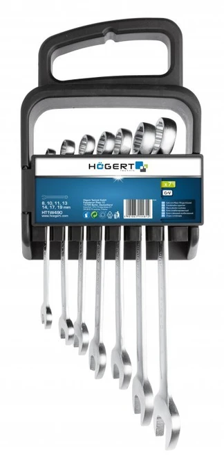 Kombinuotas raktas Hogert HT1W455-1; 55 mm