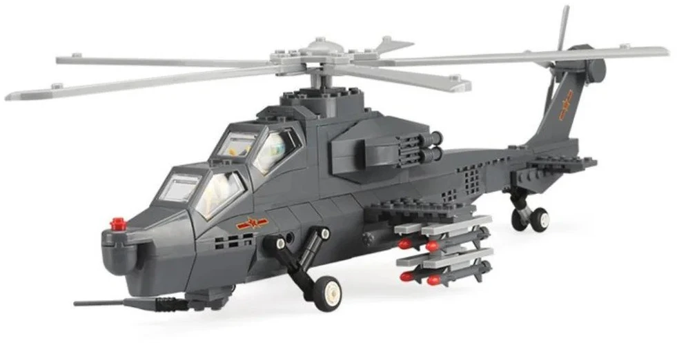 Konstruktorius Wange Air force Gunship straigtasparnis, 264 dalys