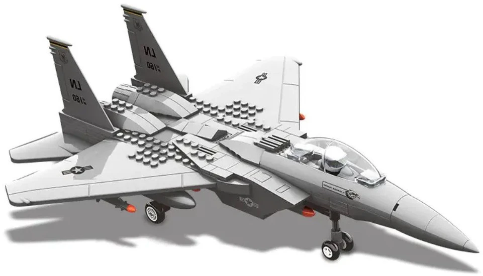 Konstruktorius Wange Air force Intercepter F15 naikintuvas, 223 dalys