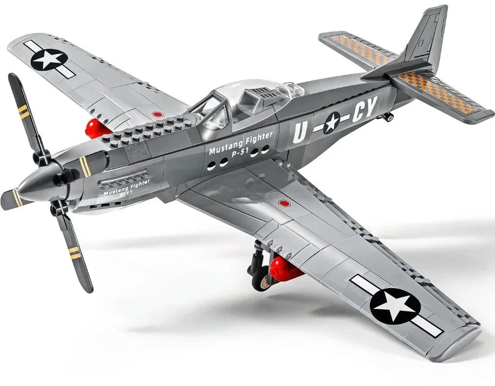 Konstruktorius Wange Air force P-51 Mustang naikintuvas, 256 dalys