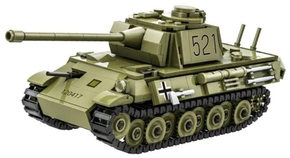 Konstruktorius Wange Military Equipment Panther tankas, 638 dalys