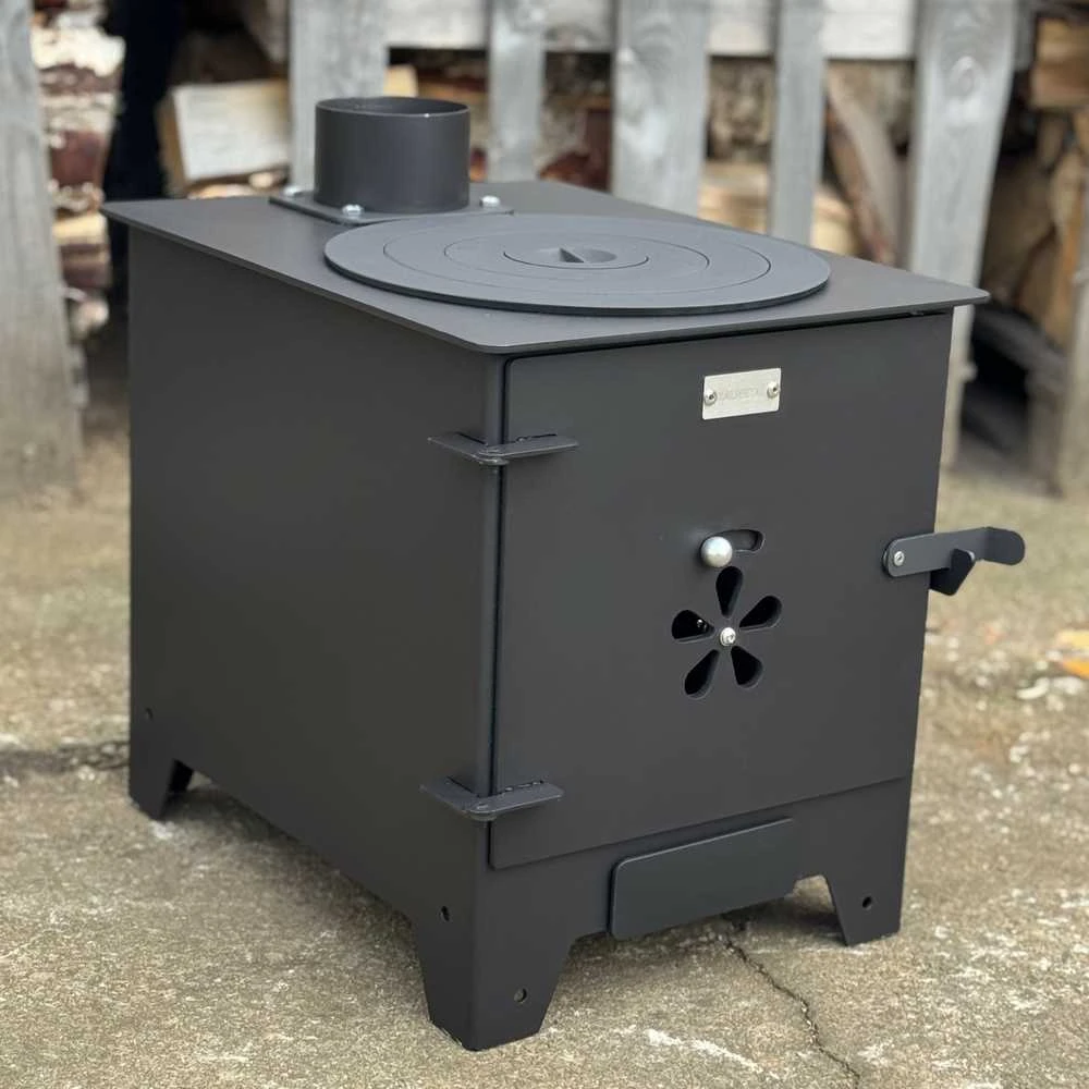 Krosnelė "Buržuika" Kalmetal 6kW su rinkėmis