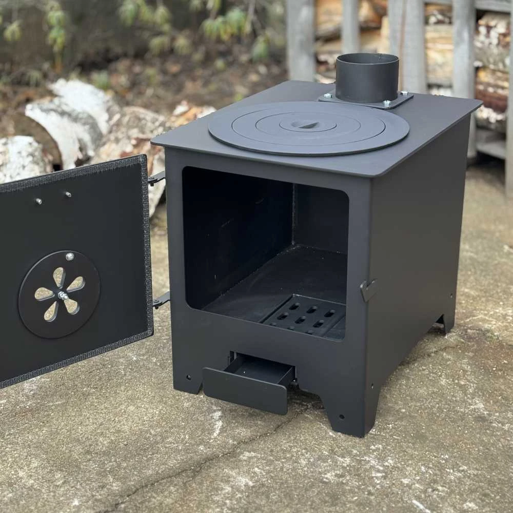 Krosnelė "Buržuika" Kalmetal 6kW su rinkėmis