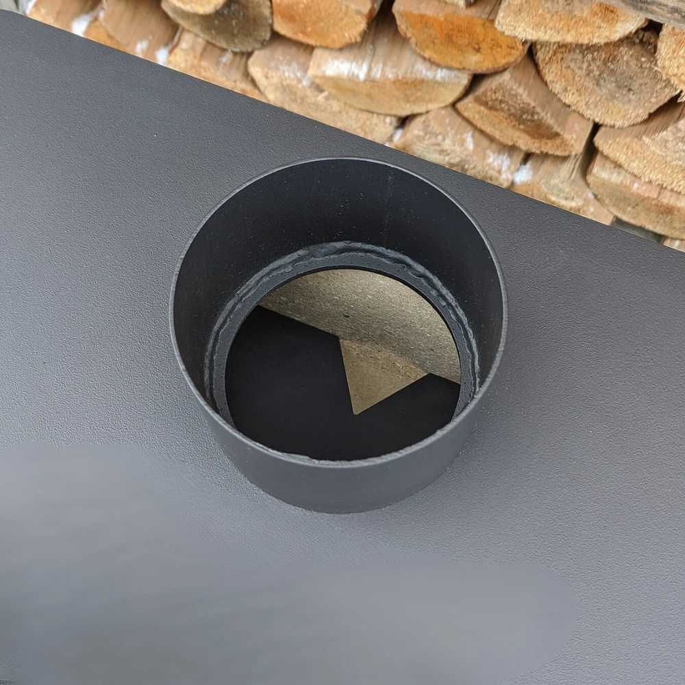 Krosnelė "Buržuika" Kalmetal 8kW su šamotu