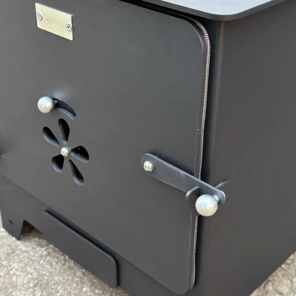 Krosnelė "Buržuika" Kalmetal 8kW su šamotu