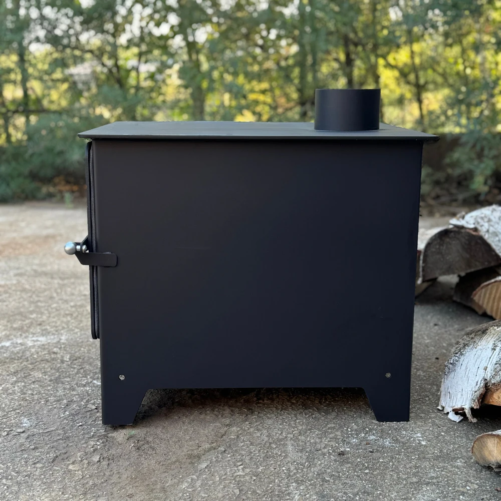 Krosnelė "Buržuika" Kalmetal 8kW su šamotu