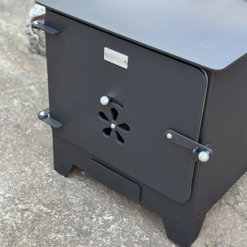 Krosnelė "Buržuika" Kalmetal 8kW su šamotu