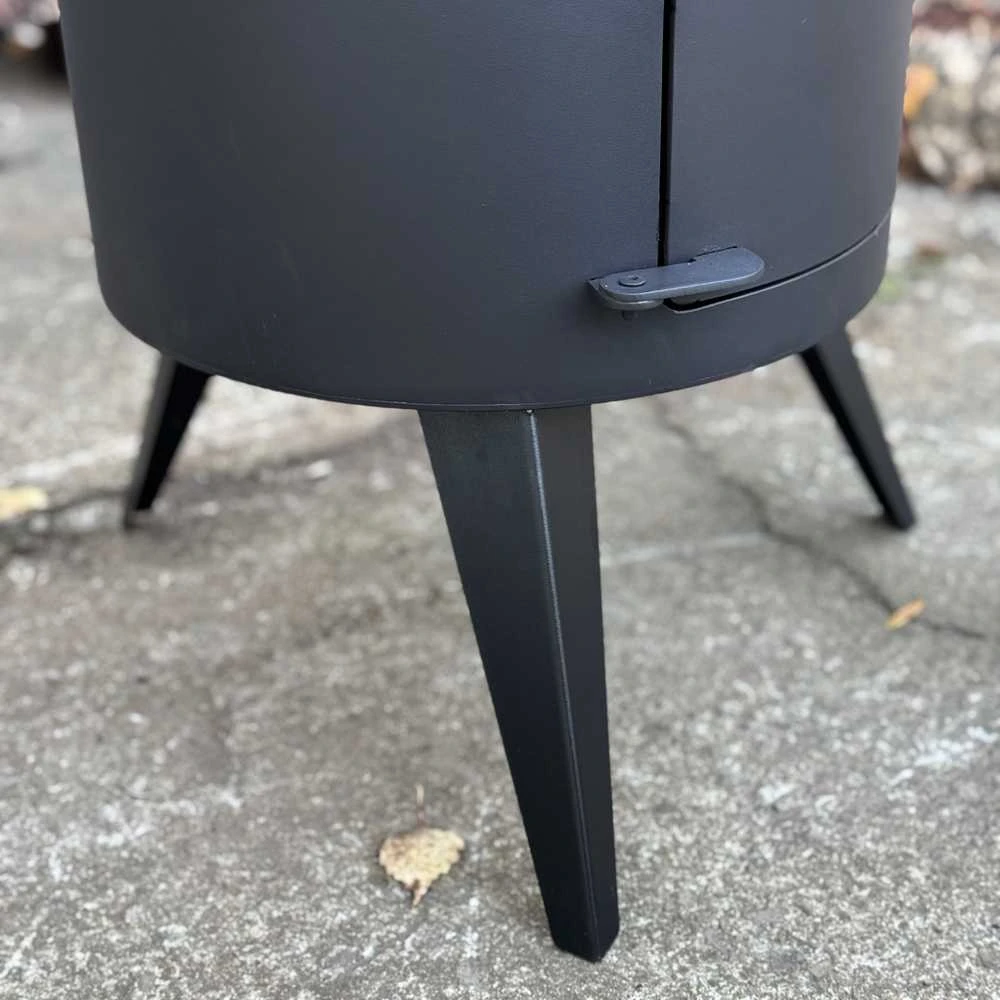 Krosnelė kazanui Kalmetal Eco 12L (3 mm) su kaminu