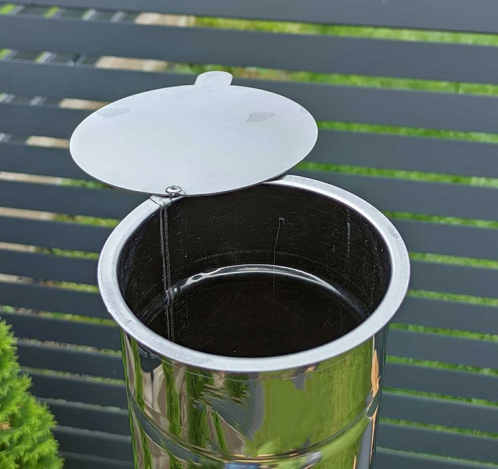 Krosnelė kazanui Kalmetal Premium 8L (3 mm) su kaminu