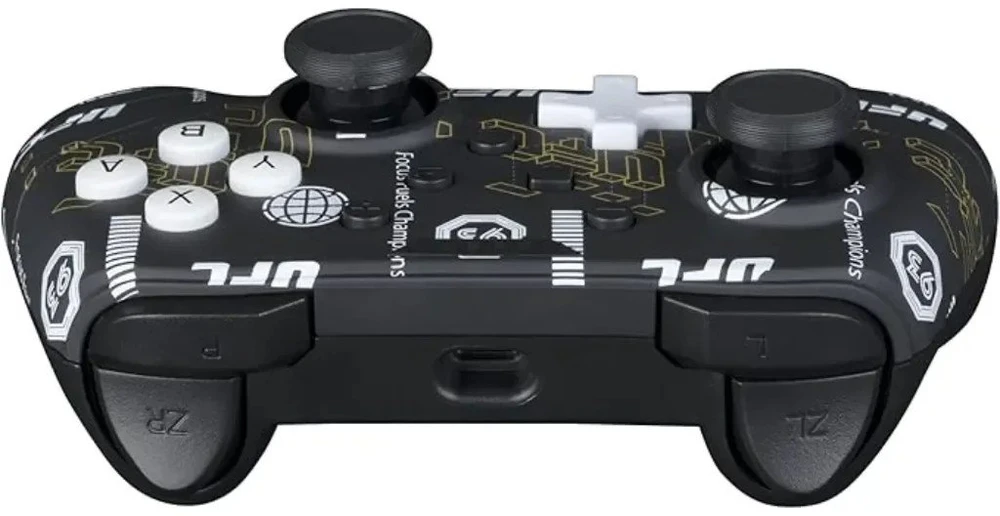 Laidinis žaidimų pultelis Konix UFC Nintendo Switch/PC juodas-baltas