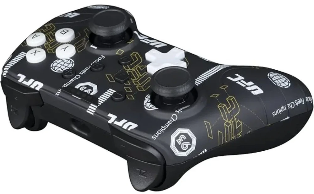 Laidinis žaidimų pultelis Konix UFC Nintendo Switch/PC juodas-baltas