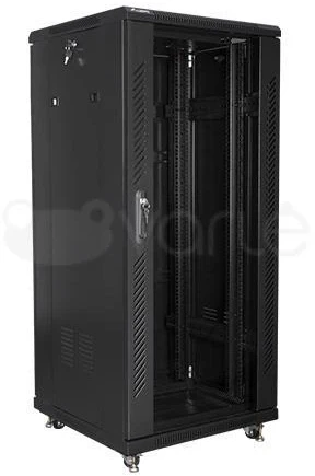 LANBERG FF01-6627-12B-KPL laisvai pastatomas stovas 19 išmontuojamas plokščias paketas 27U/600x600mm juodas (Atnaujinta)