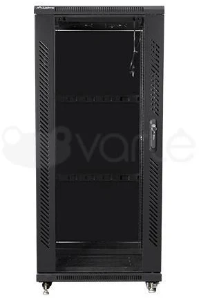 LANBERG FF01-6627-12B-KPL laisvai pastatomas stovas 19 išmontuojamas plokščias paketas 27U/600x600mm juodas (Atnaujinta)