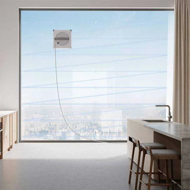 Langų valymo robotas Ecovacs WINBOT W2S, 8000 Pa, Baltas (Pažeista pakuotė)