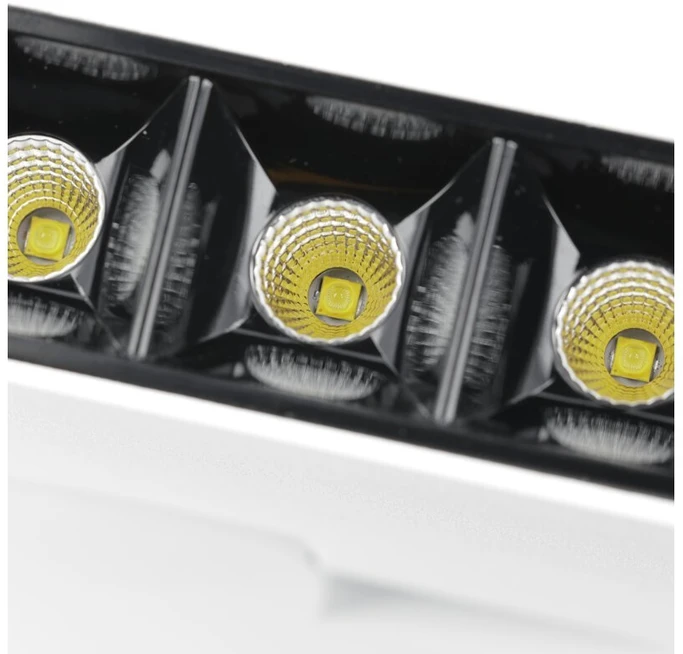 GTV LED bėgių šviesos šviestuvas SIERRA, 8W, 720lm, AC220-240V, 50/60 Hz, PF>0,5, Ra≥80, IP20,