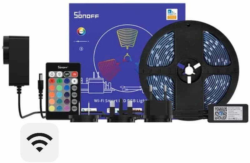 SONOFF L2 Wifi LED juostos komplektas 2 metrų ilgumo (Wifi, Bluetooth)
