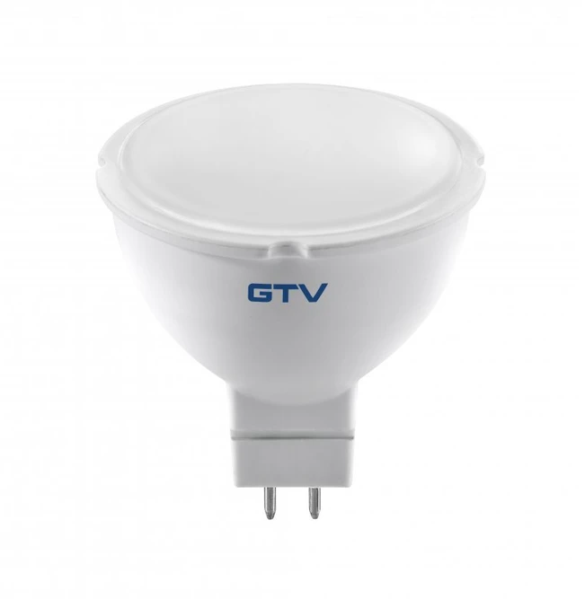 GTV LED lemputė 4W, MR16, SMD 2835, šaltai balta, DC12V, šviesos kampas 120°, 300lm