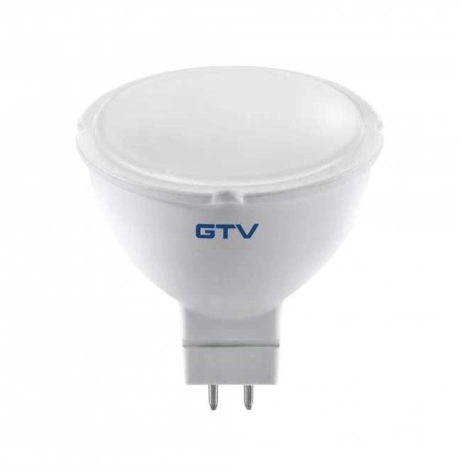 GTV LED lemputė 4W, MR16, SMD 2835, šiltai balta, DC12V, šviesos kampas 120°, 300lm