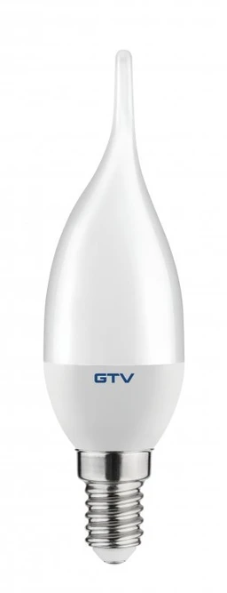 GTV LED lemputė, A-G, C30L, SMD 2835, 3000K, E14, 6,0W, AC180-250V, 160°, 520lm, 52mA