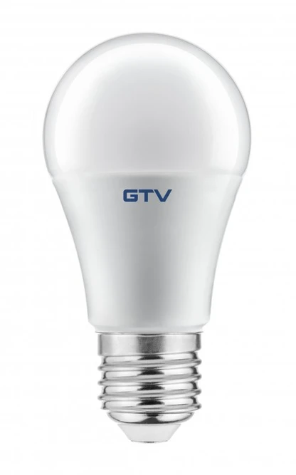 GTV LED lemputė, A60, SMD 2835, šiltai balta, E27, 6W, AC230V, 240° šviesos kampas, 470lm, 52