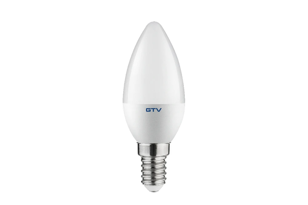GTV LED lemputė, C30, SMD 2835, 4000K, E14, 6W, AC220-240V, šviesos kampas 160°, 470 lm, 52 mA