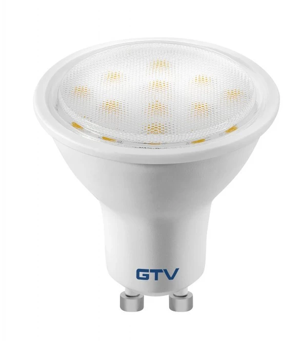 GTV LED lemputė, C30, SMD 2835, WARM Baltas, GU10, 4W, 230V, 120° šviesos kampas, 300 lm, 43 mA