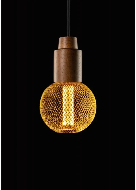 LED LIGHT SOURCE, GRID,C125, E27, 3,5W, 120lm, 1800K, AC220-240V, 320°, auksinis