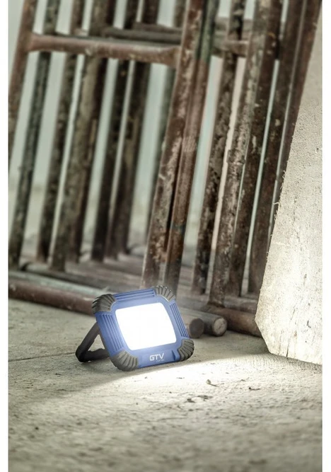 LED prožektorius ONYX 20W, 1600lm, USB 5V / 1A, RA> 80, IP54,120°, 6400K, mėlynas