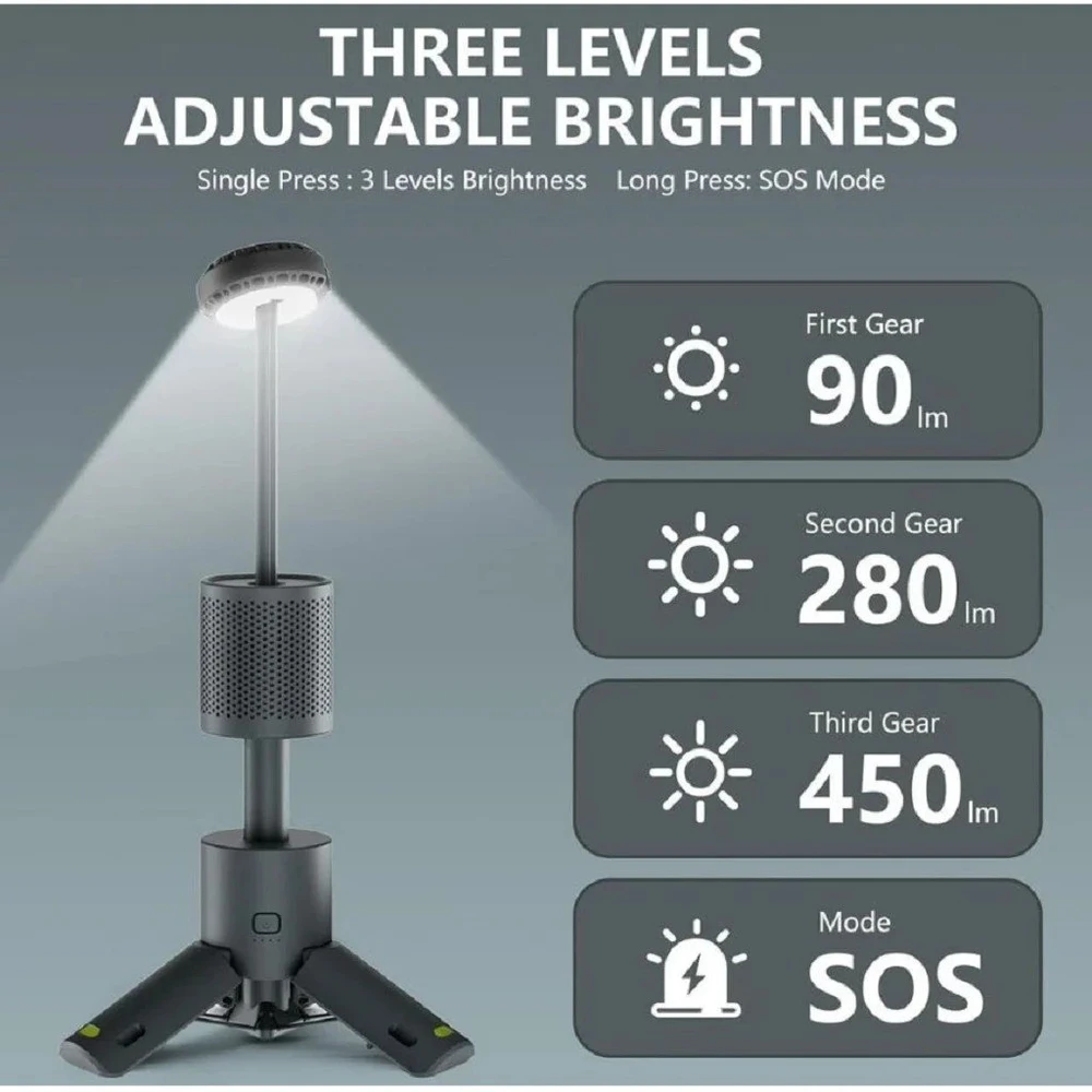 LED stovyklavimo lempa ‎VP-CL03