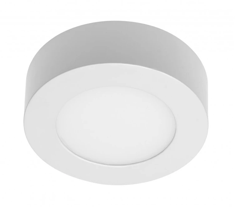 7W LED paviršinė panelė ORIS PLUS, balta, 4000K, 120mm