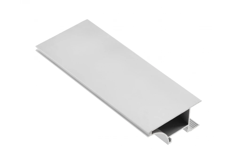 Led vainikėlių aliuminio profilis - GLAX sidabrinis PLATE 16mm L=2m