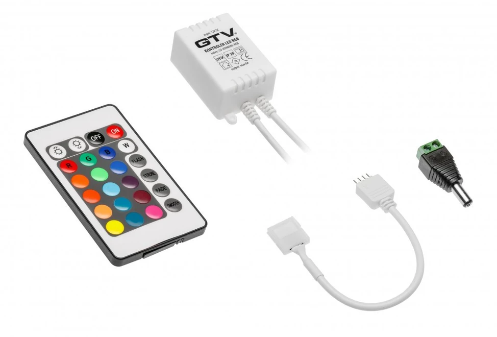 GTV LED valdiklis RGB MINI, 12V DC, IP20, MAX.72 W