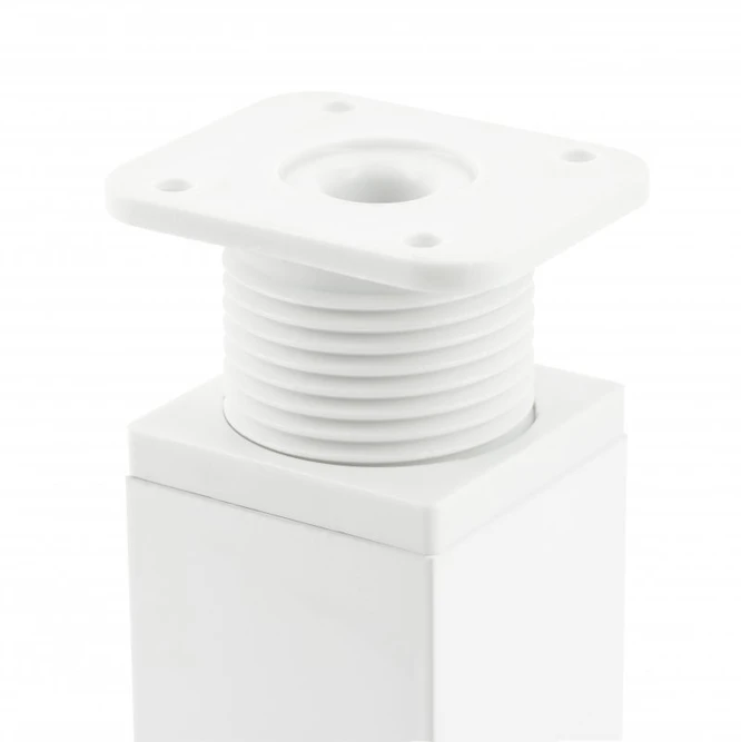 Leg dakp-26 80 mm (baltas) square 40x40